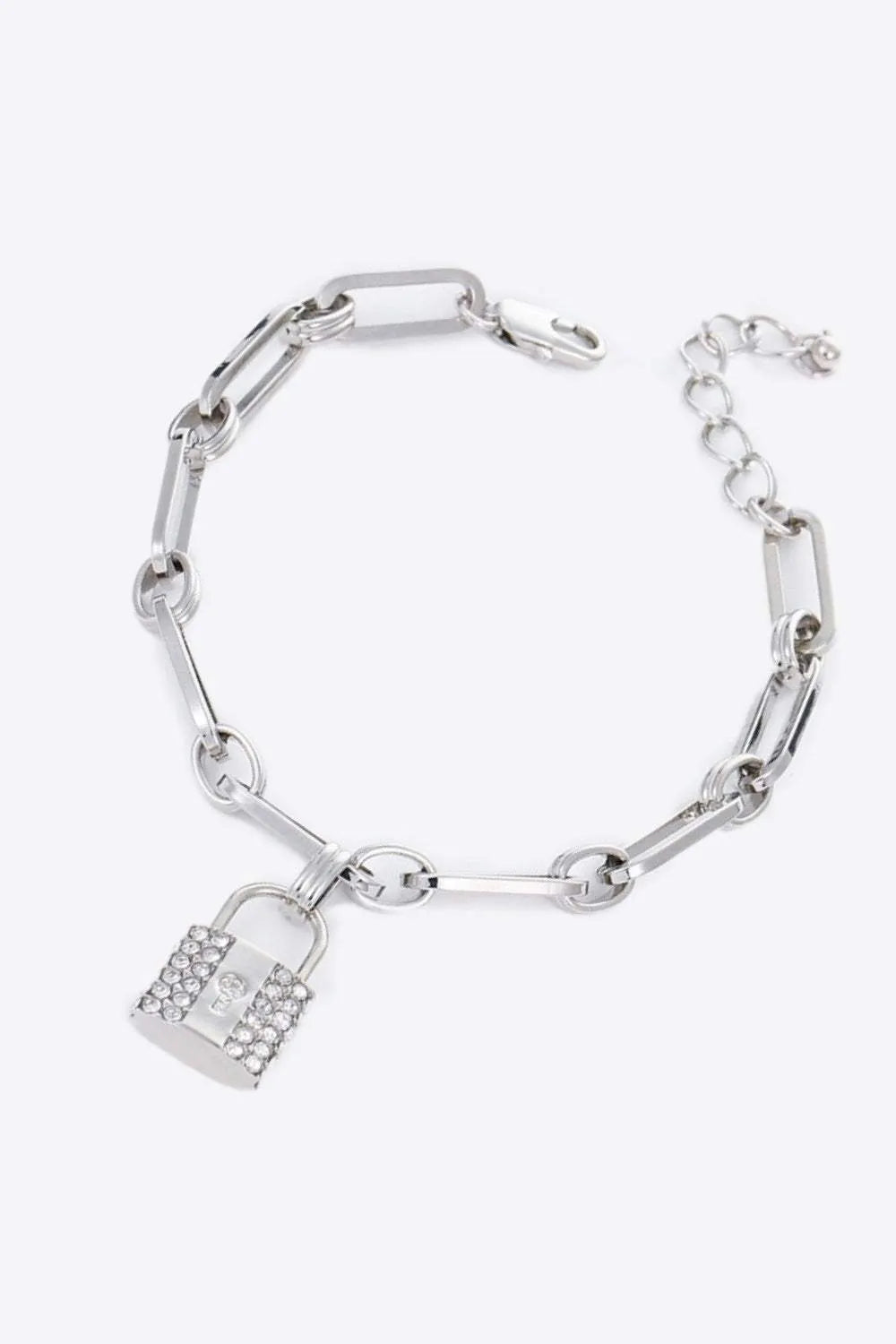 Lock Charm Chain Bracelet Bracelets - Tophatter Daily Deals